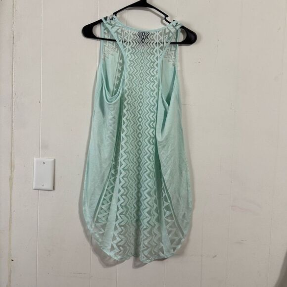Mint Geometric Pattern Dress - Picture 2 of 4